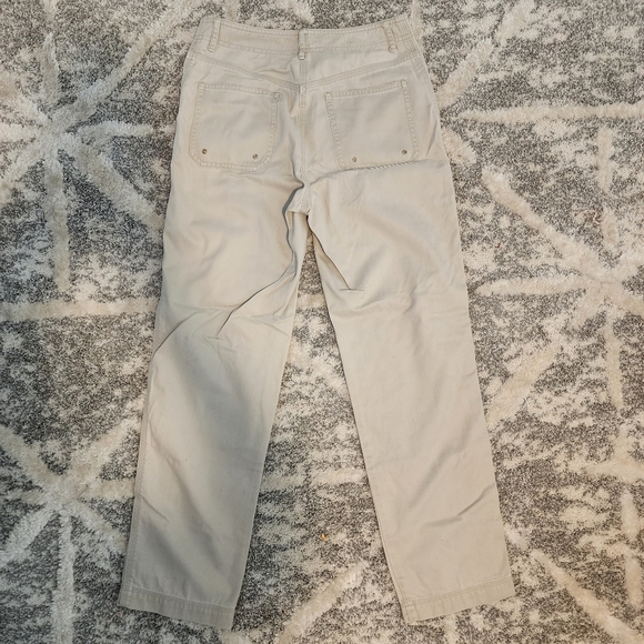 Lauren Ralph Lauren Kakhi Chino Pants Work Neutral Career Tan Women's 2P Petite - Picture 3 of 6